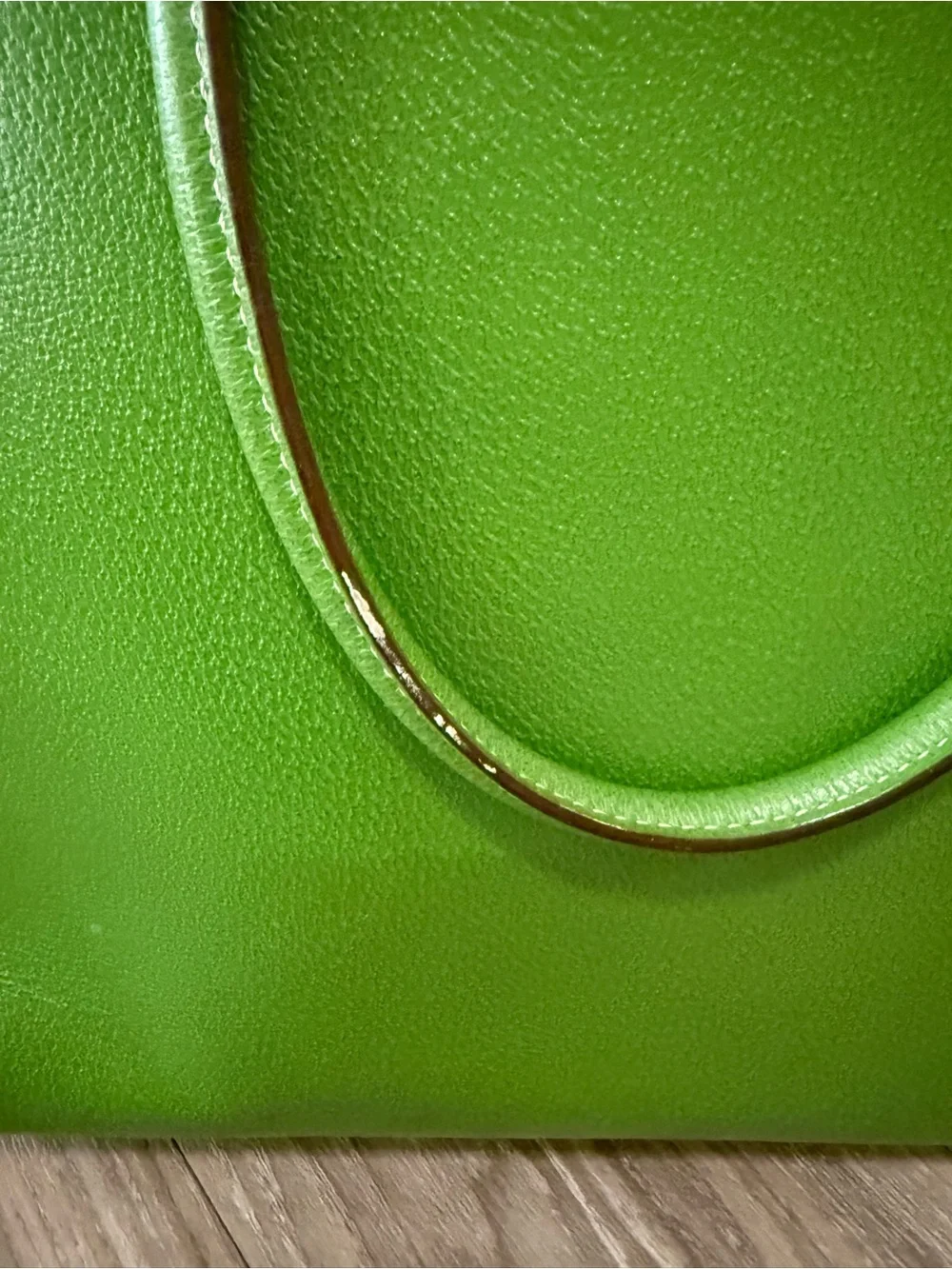 Kate Spade Kelly Green Leather Tote Vintage